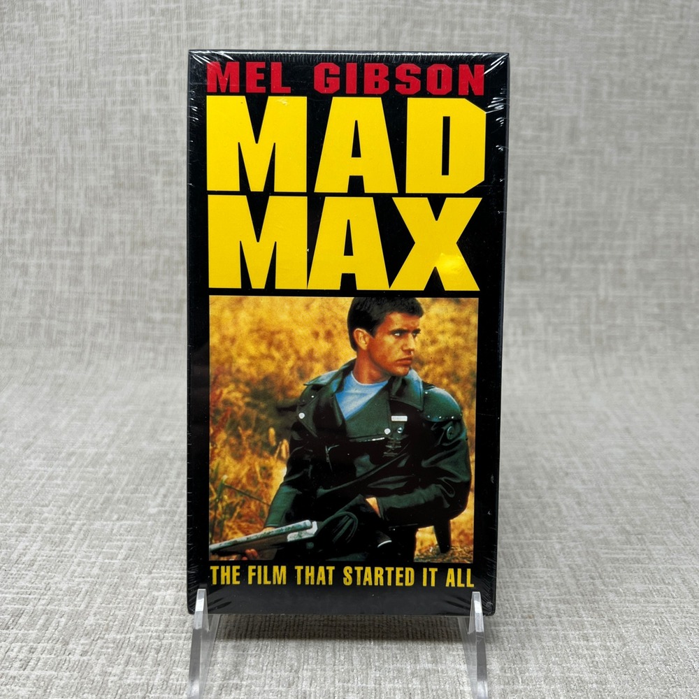 NEW Mad Max VHS Mel Gibson 1993 Orion GoodTimes Home Video Sealed Vintage